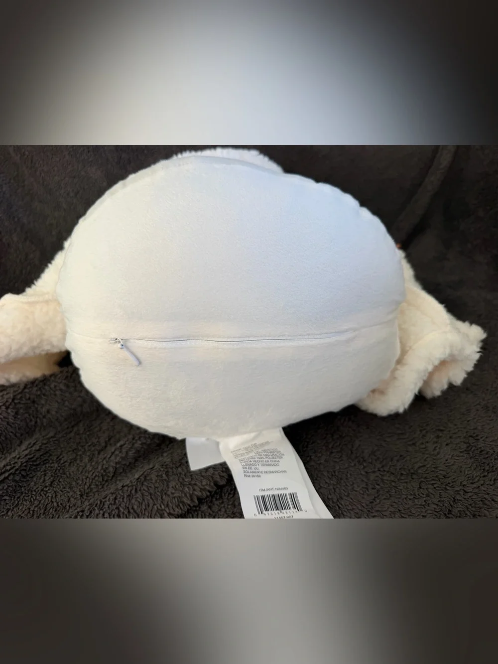 NWT Brentwood Sherpa Ghost Plush Pillow Halloween Decor Fall Viral